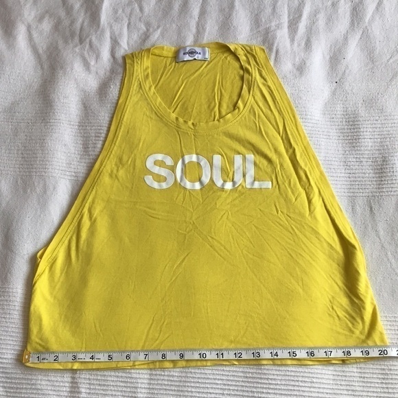 SOULCYCLE Yellow Muscle Tank Size Large - Picture 7 of 8